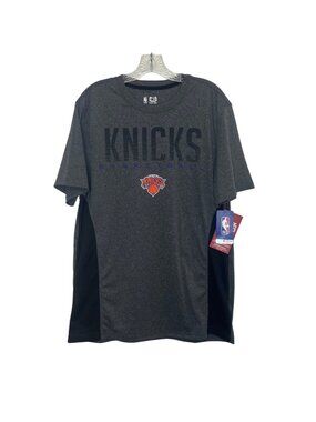 NBA New York Knicks Tshirt Short Sleeve Mens Large Heather Gray New Fanwear